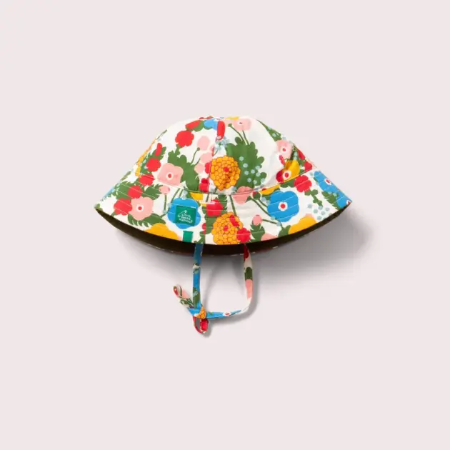 Cappello da sole reversibile Flora e Fauna