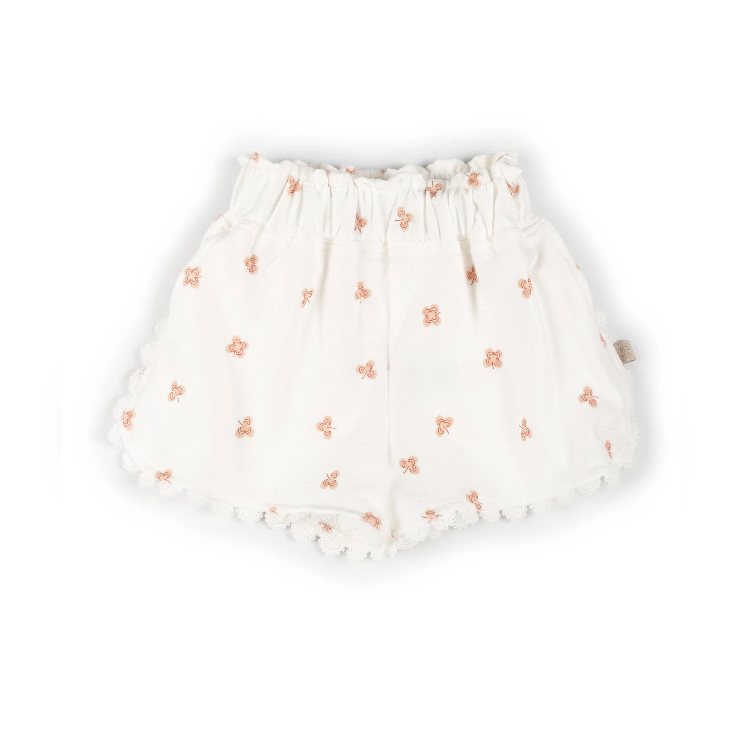 Short bimba con bordino - PRINT LUCKY LEAVES - immagine 2