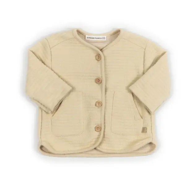 Cardigan - ALMOND CREAM