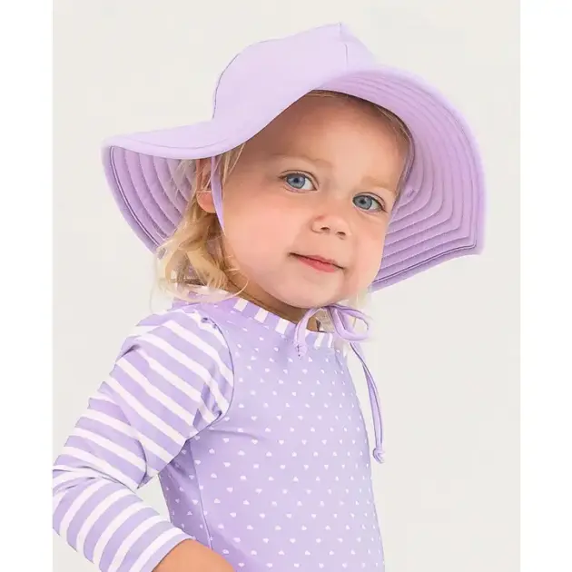Cuffia da nuoto lavanda UPF +50