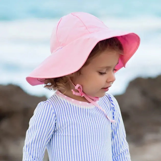 Cappello protettivo rosa UPF+50