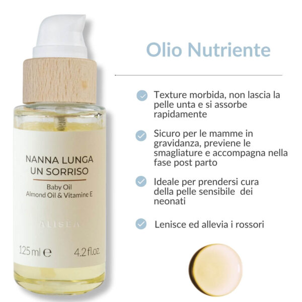 Olio Nutriente Naturale per Bambini e Mamme | Nanna Lunga un Sorriso