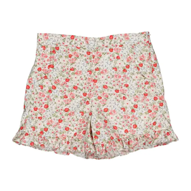 Nolana, pantaloncini da bambina, stampa rosso ciliegia